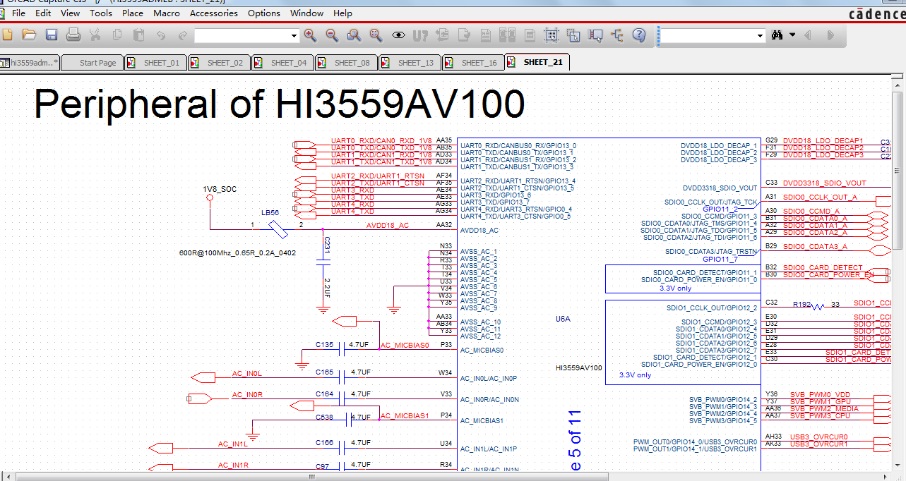 海思Hi3559AV100开发板CADENCE原理图和 PADS9.5 PCB源文件