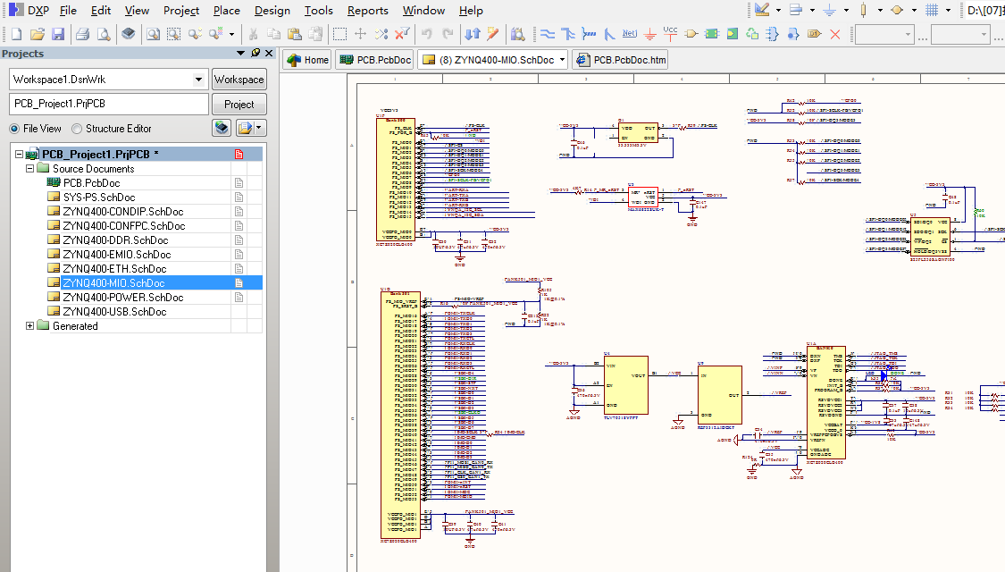 Xilinx FPGA XC7Z020CLG400  USB3320 RTL8211 AD设计核心板