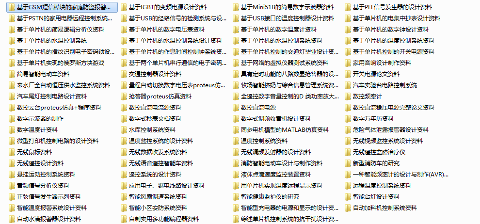 【网盘】100多个电子专业毕业设计及产品设计资料 增送protel 99se软件