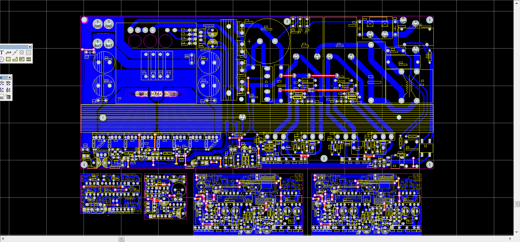 12v1500w正弦波逆变器全套资料 包括电原理图，PCB文件，元器件清单等