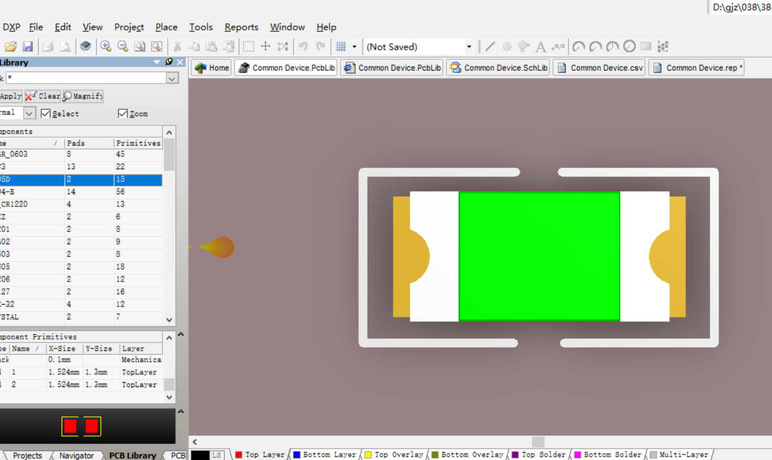 Altium Designer常用器件集成库PCB封装库原理图库3D库元件库