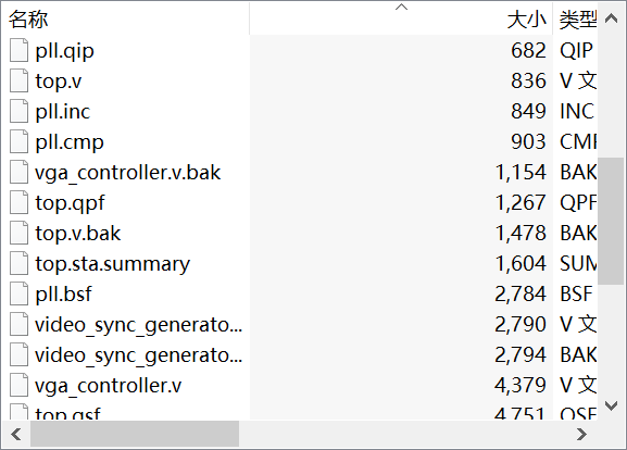 	FPGA产生7条竖色条，分别是7个基本色