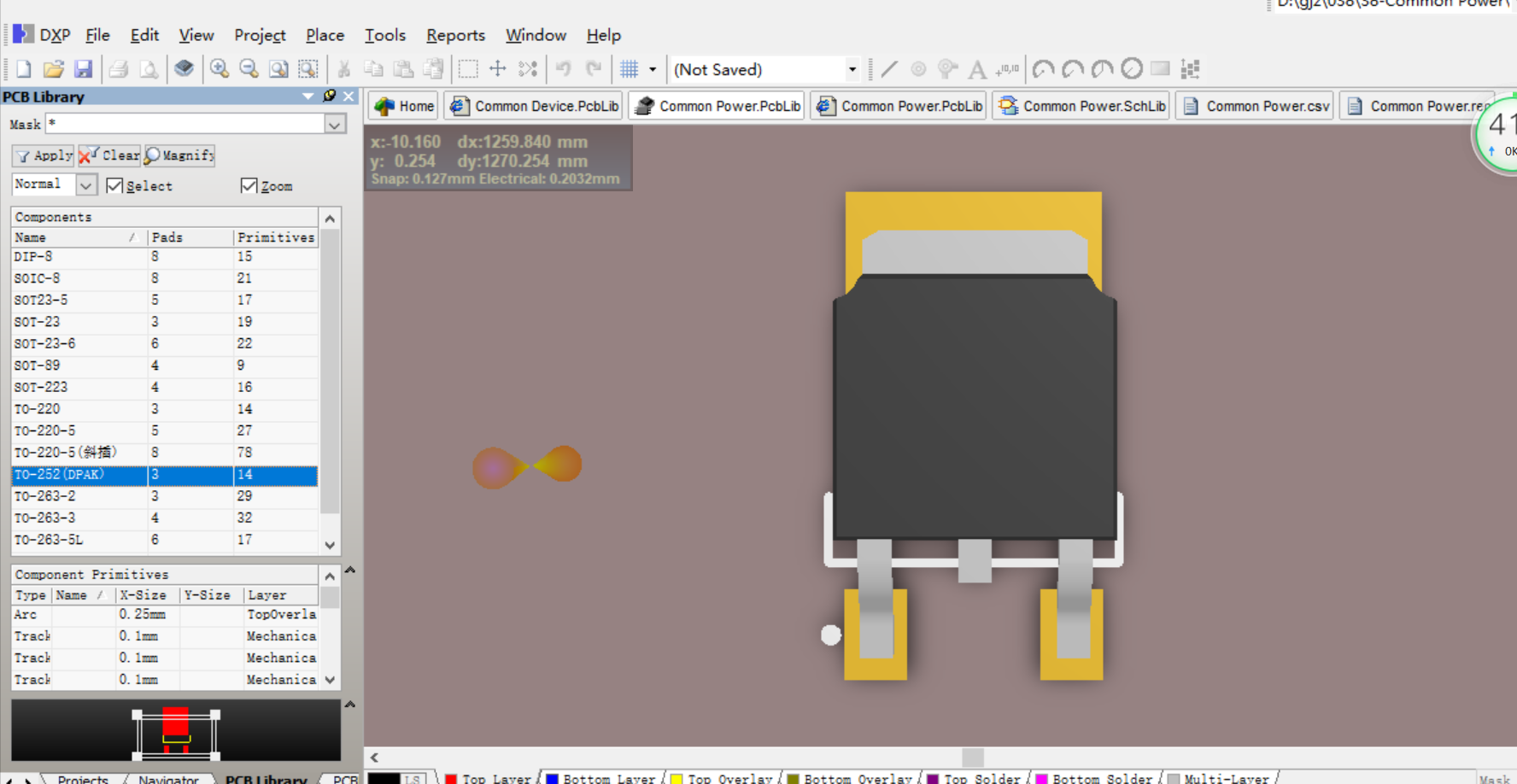 Altium Designer常用电源类芯片集成库PCB封装库原理图库3D库元件库