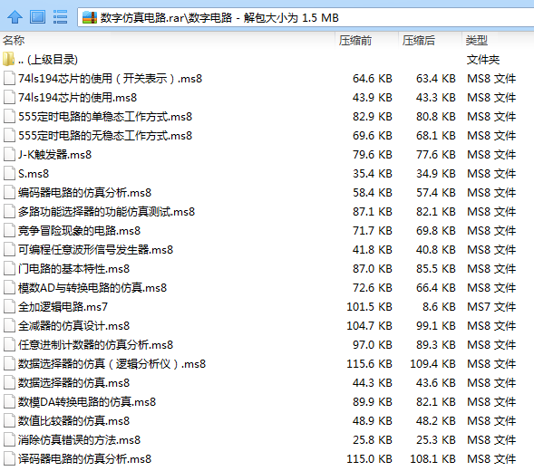 21个Multisim数字仿真电路实例汇总