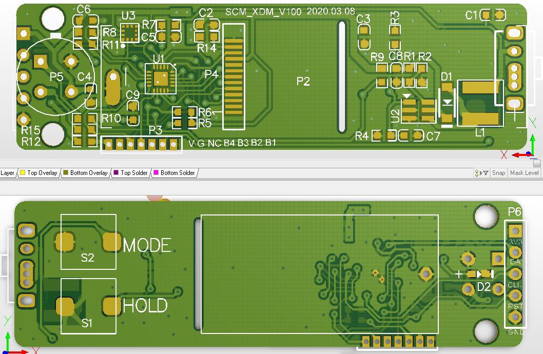 基于MLX90614迷你测温计（额温枪）PCB+程序